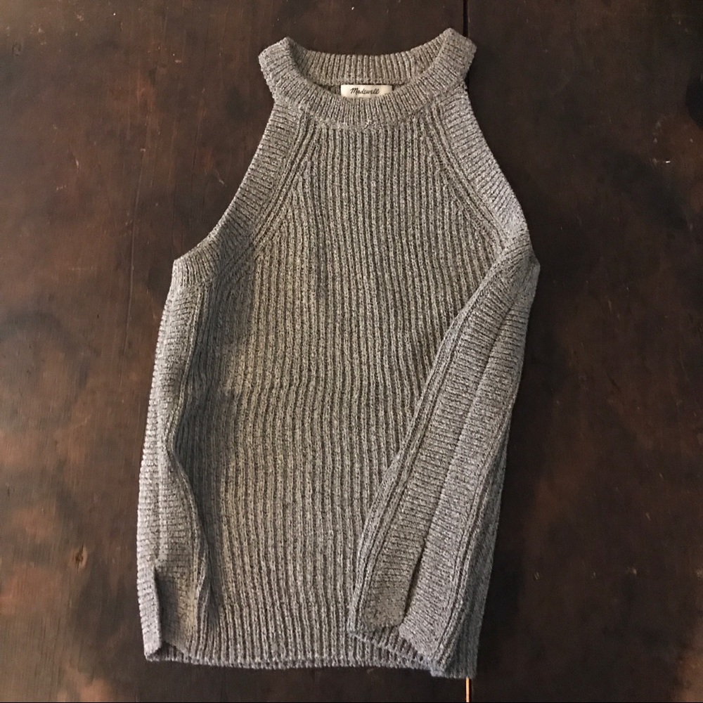 Grey Madewell Sweater Tank